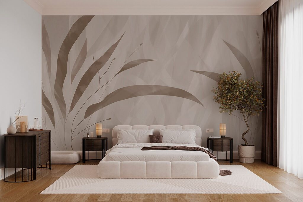 Foglie diagonali dai lati — ambiente 2