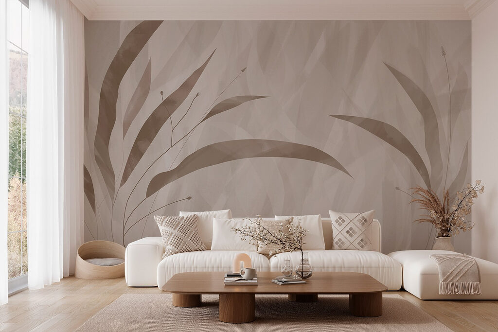 Foglie diagonali dai lati — ambiente 4