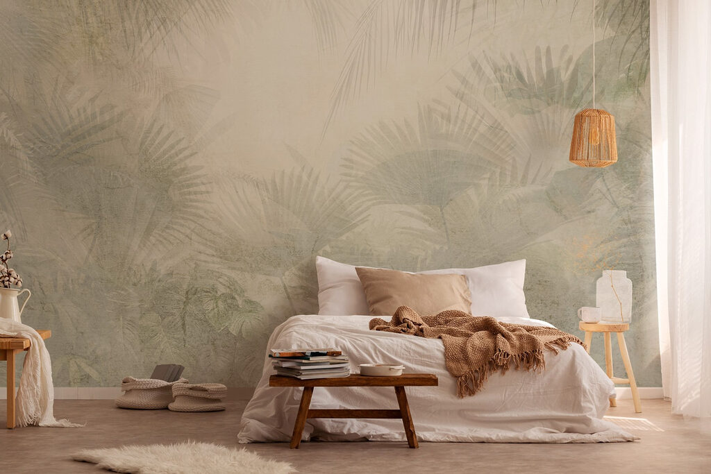 Palme sfumate al centro — ambiente 1