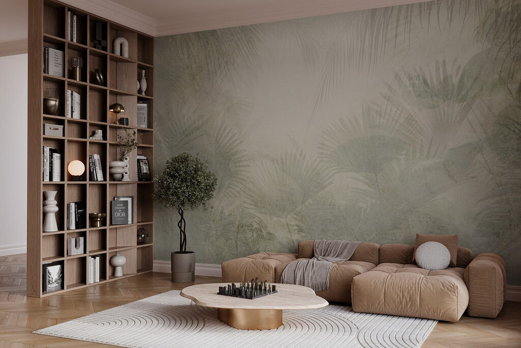 Palme sfumate al centro — ambiente 2
