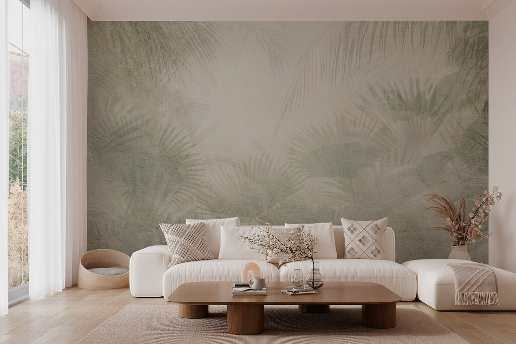 Palme sfumate al centro — ambiente 3