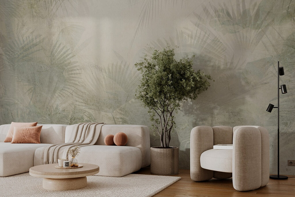 Palme sfumate al centro — ambiente 4