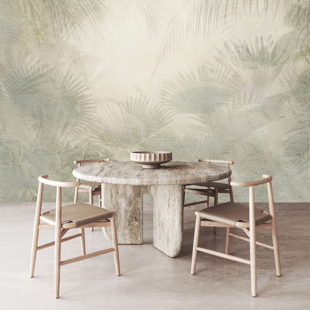 Palme sfumate al centro — ambiente 6