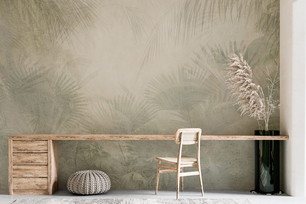 Palme sfumate al centro — ambiente 7