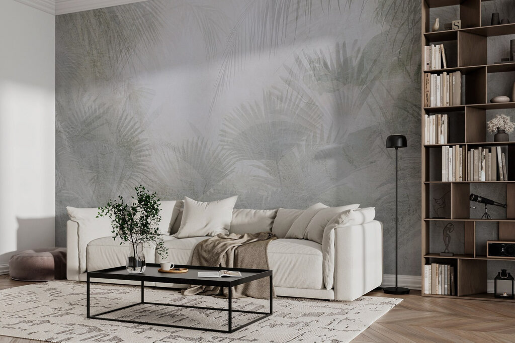 Palme sfumate al centro — ambiente 3