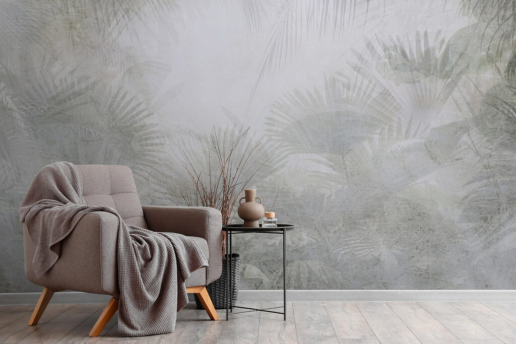 Palme sfumate al centro — ambiente 4