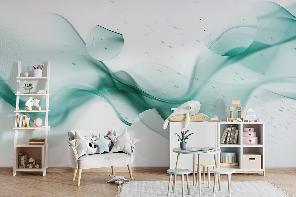Colore fluido e spruzzi — ambiente 3