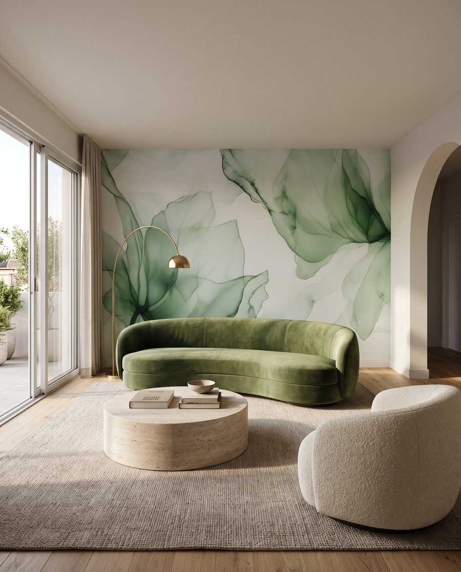 Due fiori trasparenti — ambiente 3