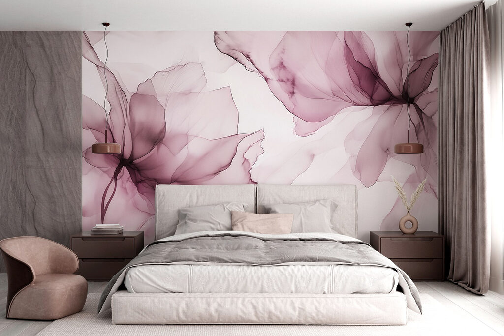 Due fiori trasparenti — ambiente 1