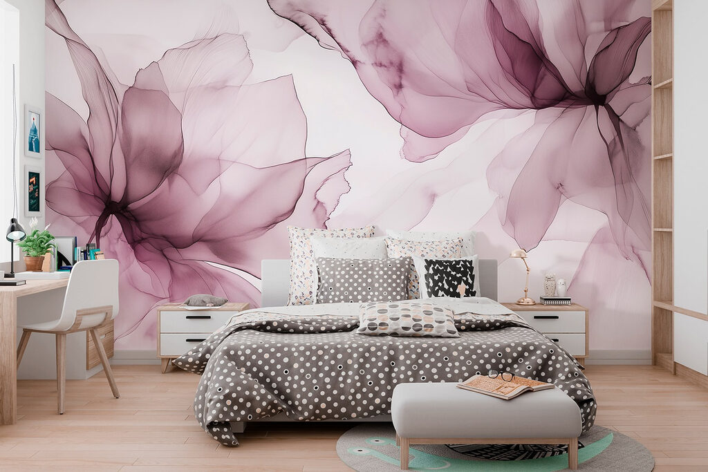 Due fiori trasparenti — ambiente 3
