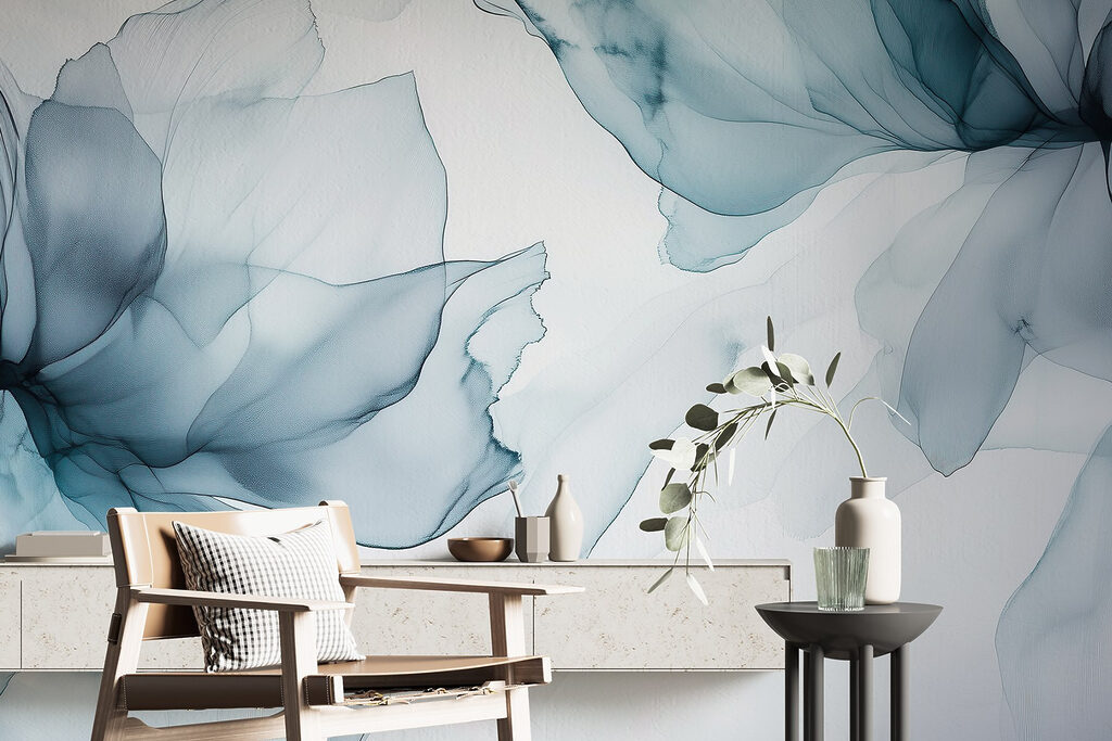 Due fiori trasparenti — ambiente 3