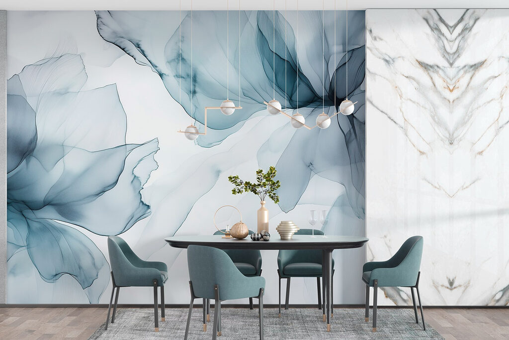 Due fiori trasparenti — ambiente 4