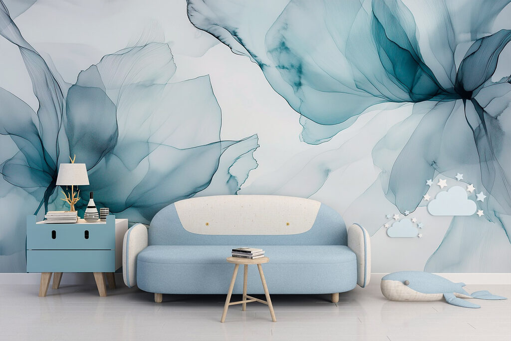 Due fiori trasparenti — ambiente 5