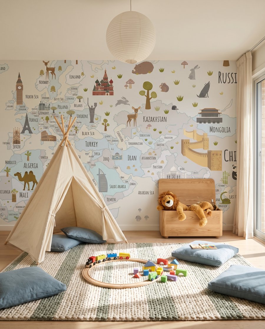 Mappa con mare calmo — ambiente 2
