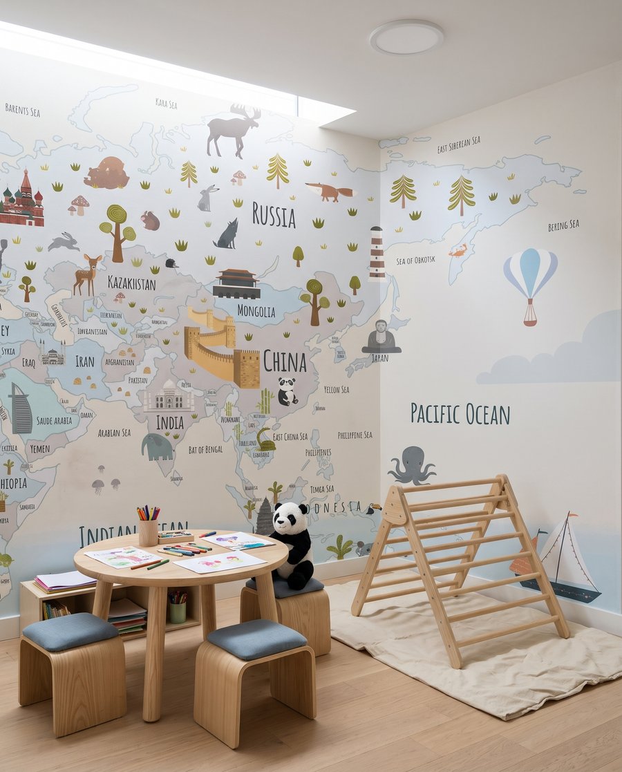 Mappa con mare calmo — ambiente 4