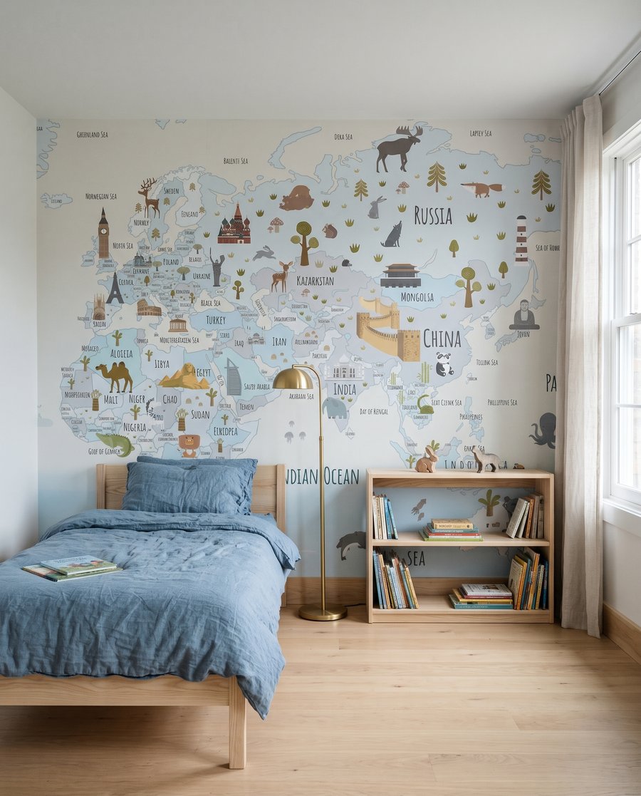 Mappa con mare calmo — ambiente 5