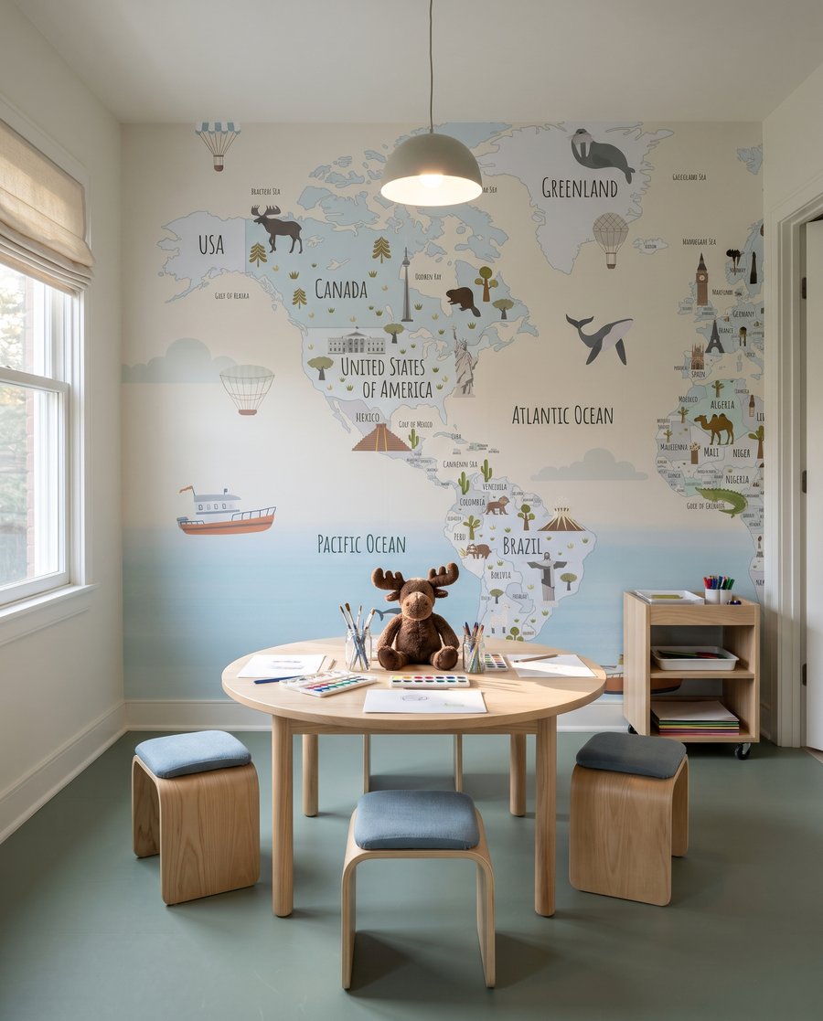 Mappa con mare calmo — ambiente 6