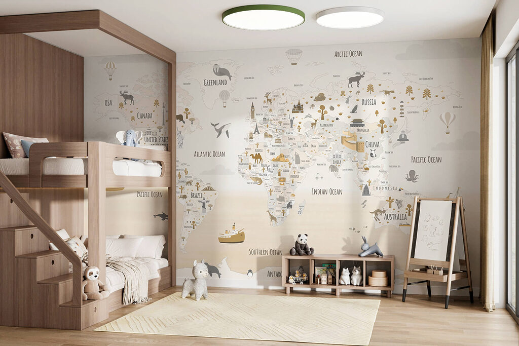 Mappa con mare calmo — ambiente 3