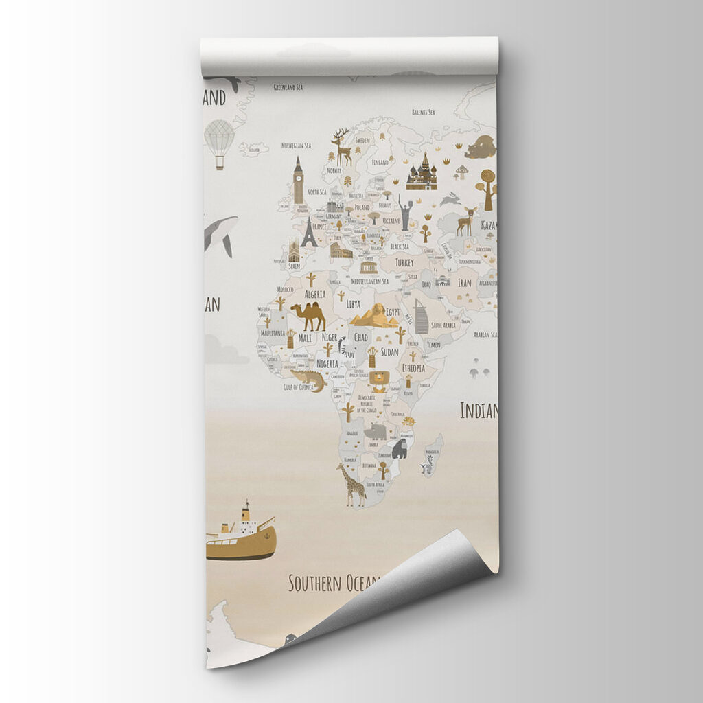 Mappa con mare calmo — vista del prodotto