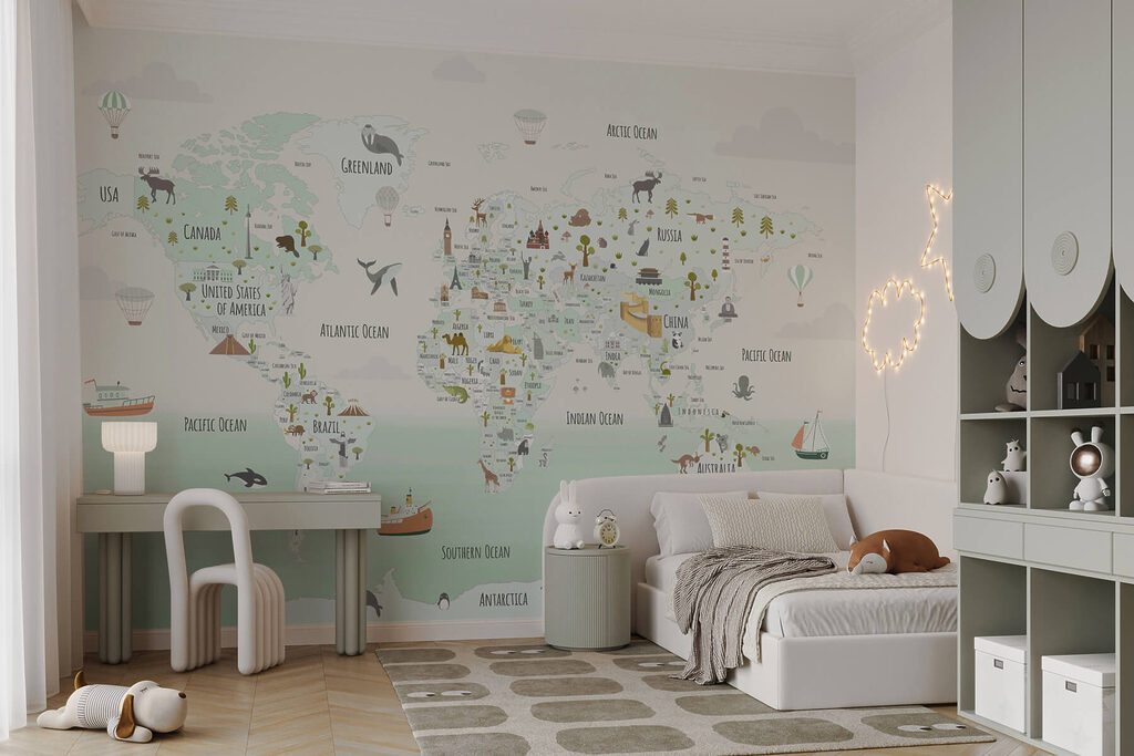 Mappa con mare calmo — ambiente 3