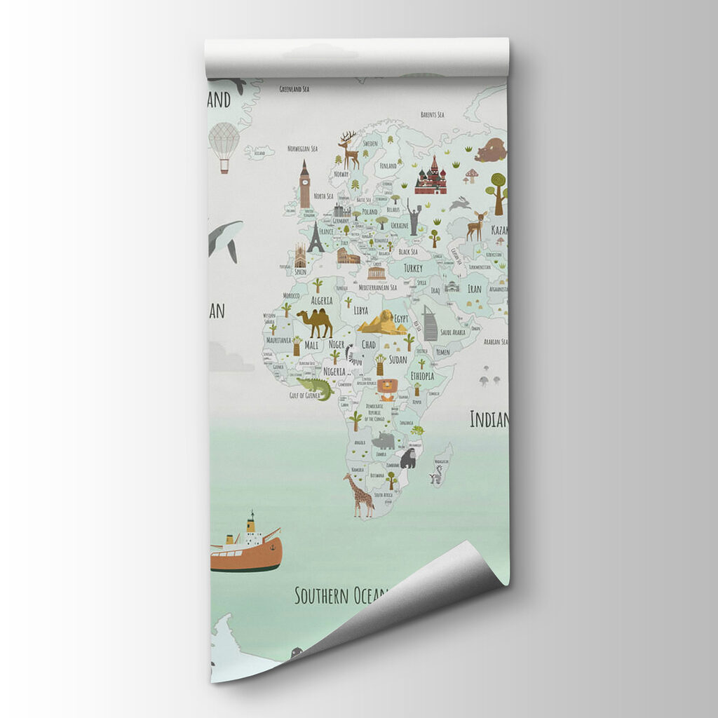 Mappa con mare calmo — vista del prodotto