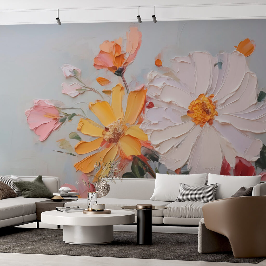 Fiori a pennellate spesse — ambiente 2