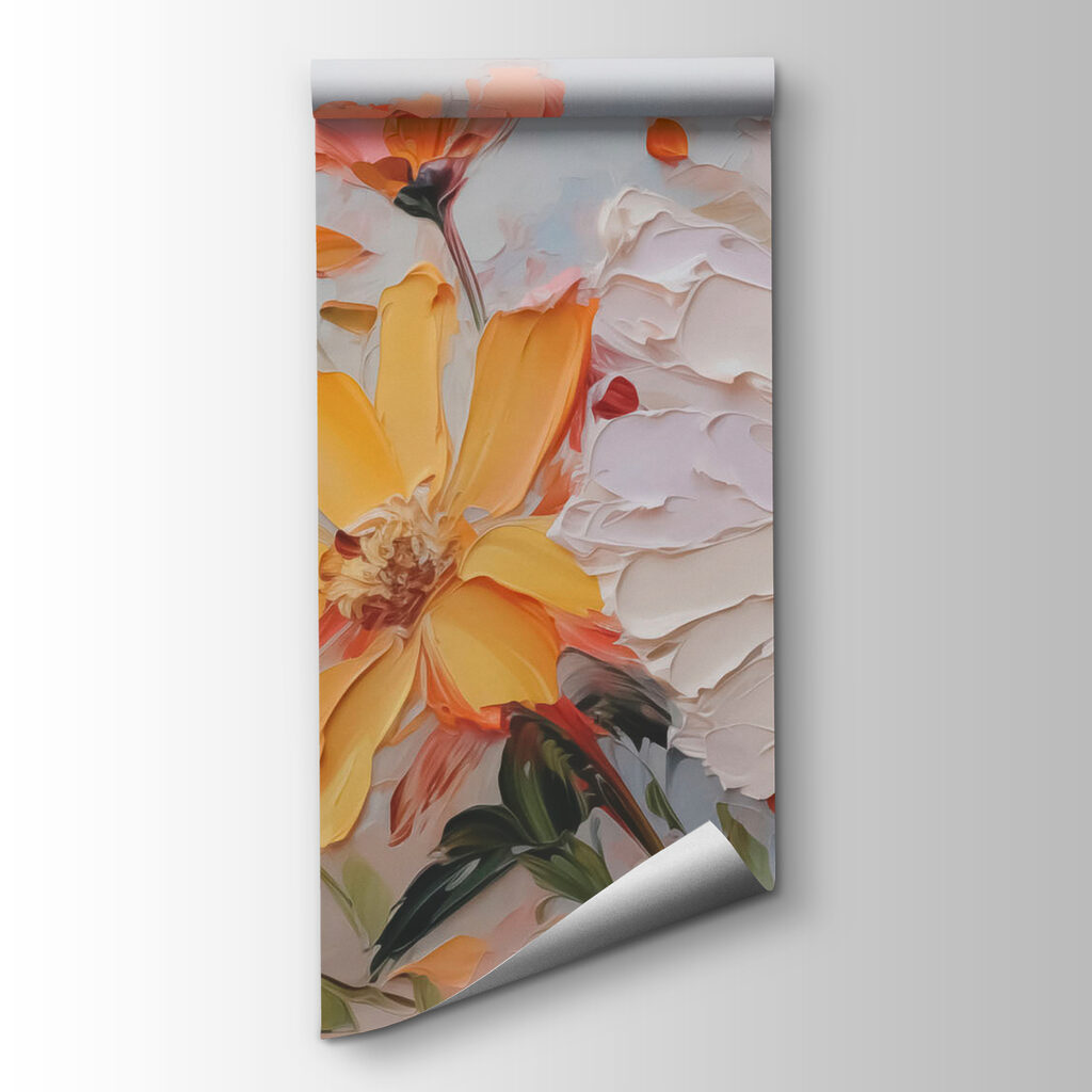 Fiori a pennellate spesse — vista del prodotto