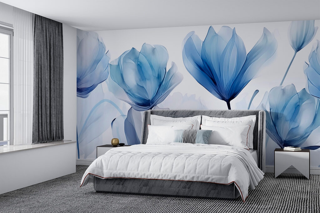 Fiori blu a strati — ambiente 1