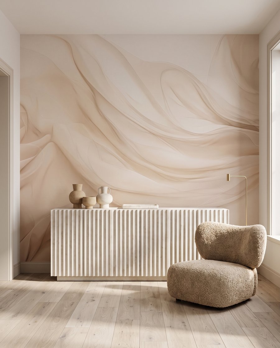 Forme crema in movimento — ambiente 3
