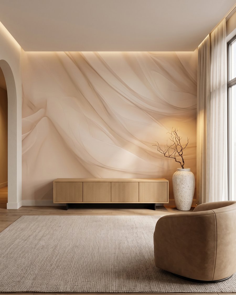 Forme crema in movimento — ambiente 5