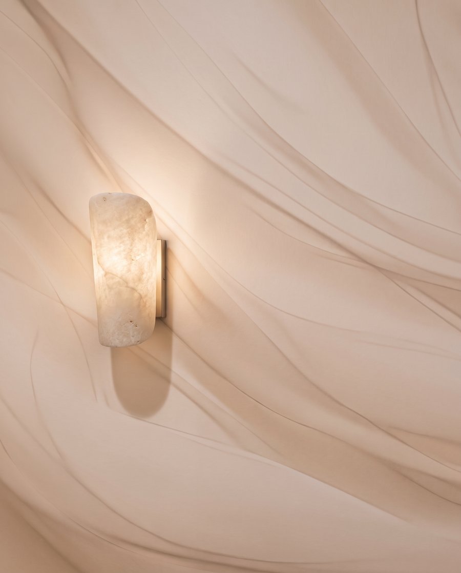 Forme crema in movimento — dettaglio