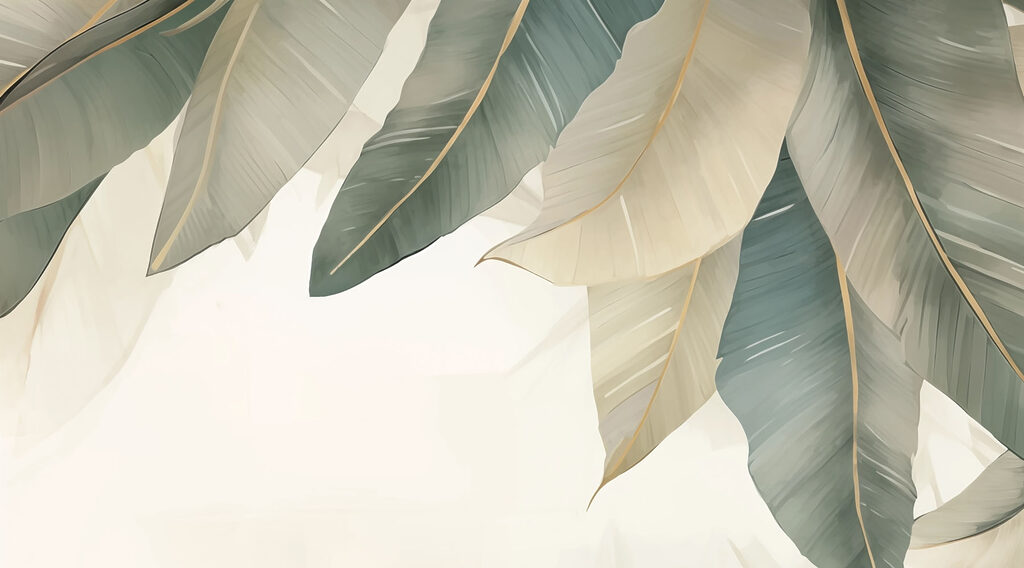 Foglie che scendono dall’alto — design completo