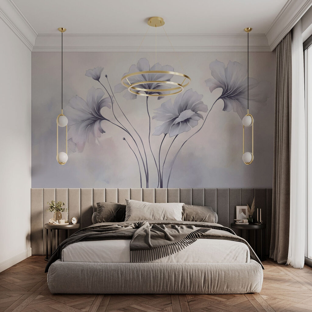 Fiori lilla su steli — ambiente 2
