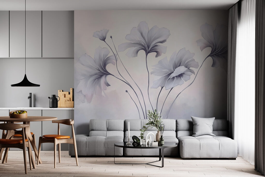 Fiori lilla su steli — ambiente 3
