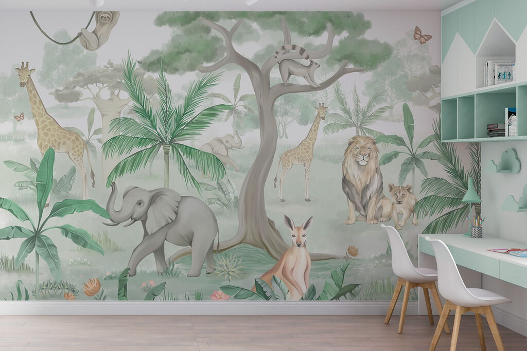 Animali intorno all’albero — ambiente 1