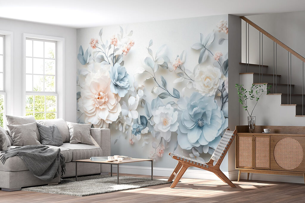 Fiori blu e bianchi — ambiente 7