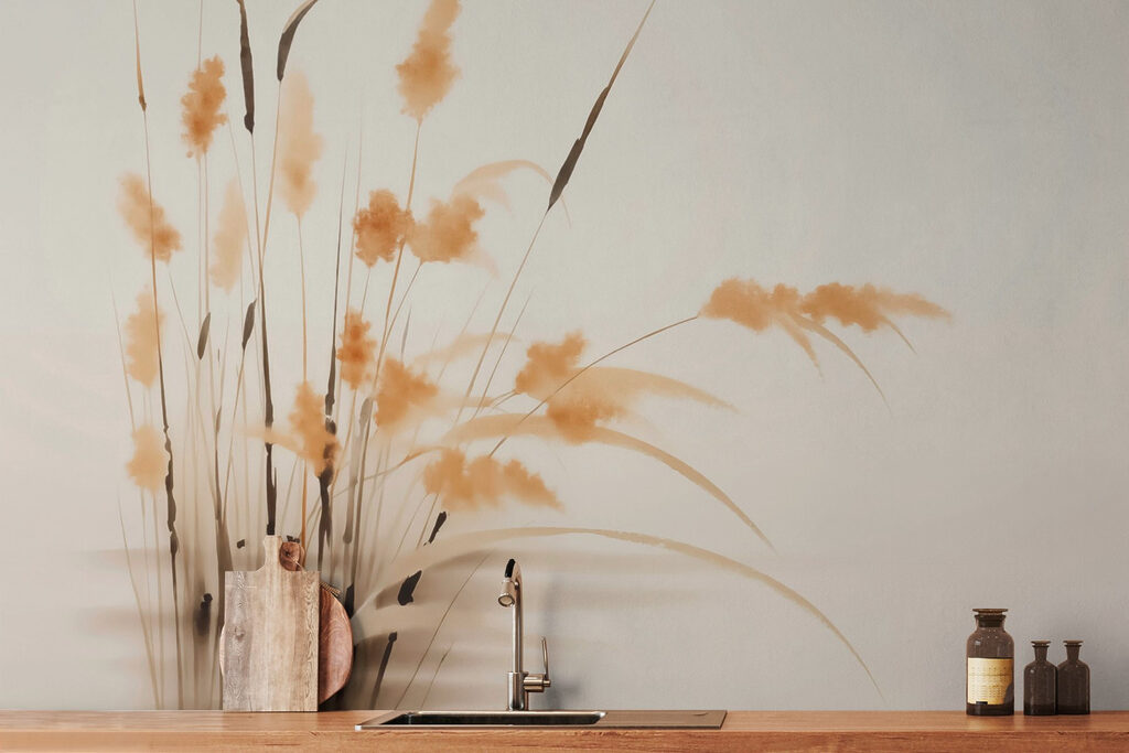 Erbe gialle su crema — ambiente 2