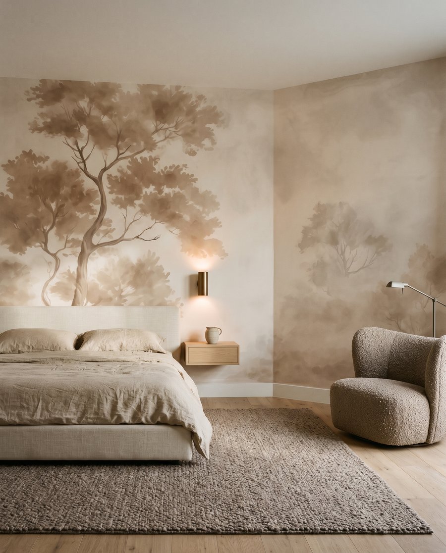 Albero alto nella bruma — ambiente 2