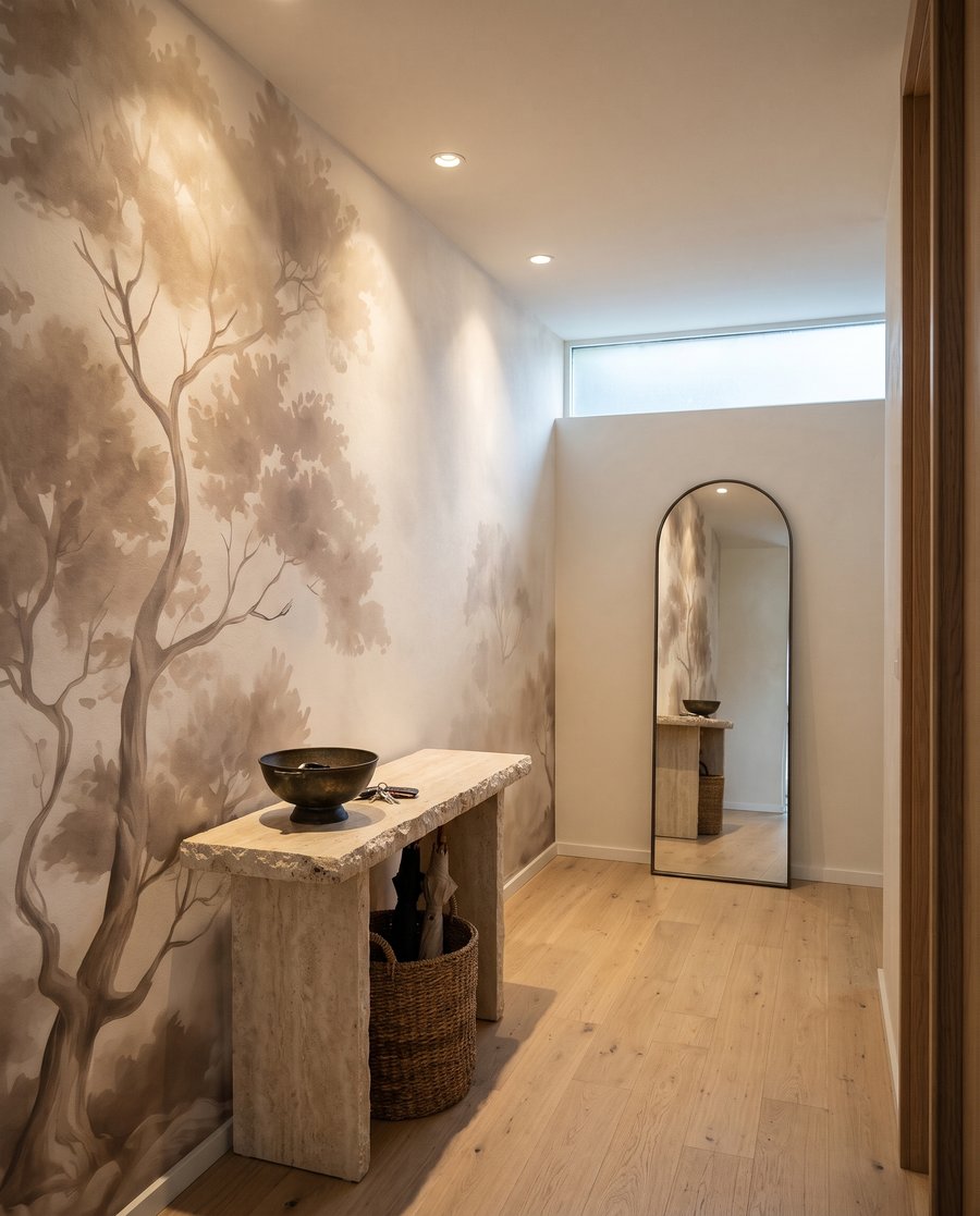 Albero alto nella bruma — ambiente 6