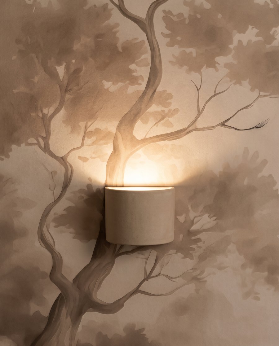 Albero alto nella bruma — dettaglio