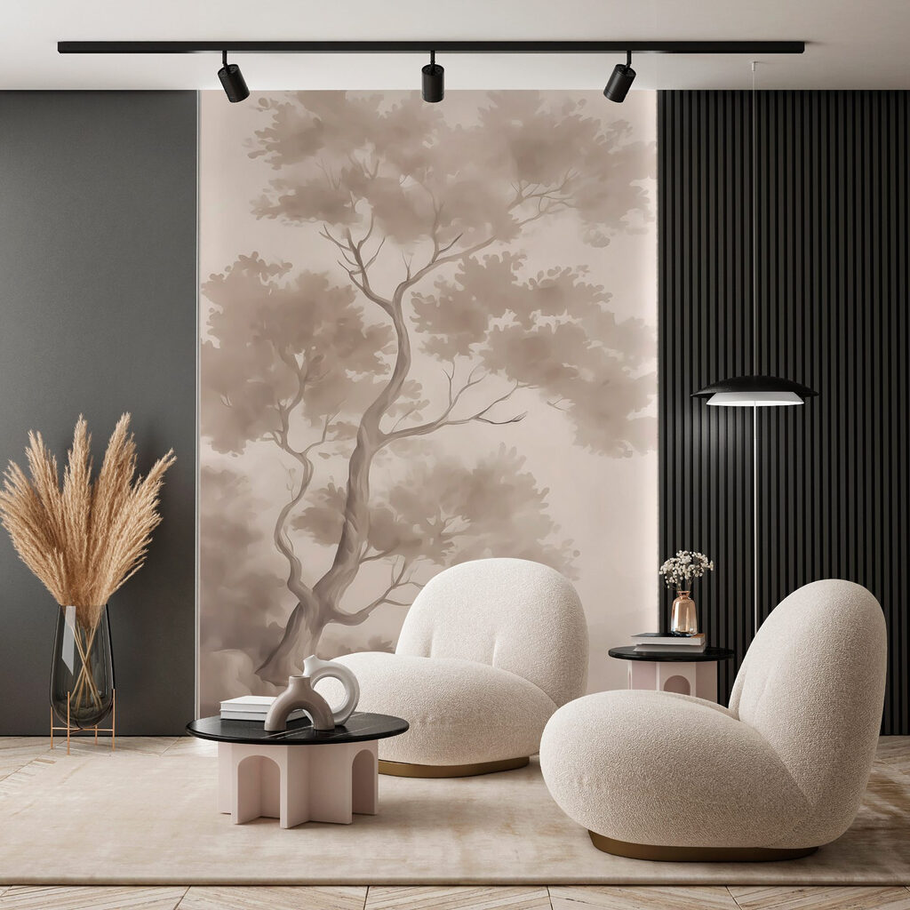 Albero alto nella bruma — ambiente 2