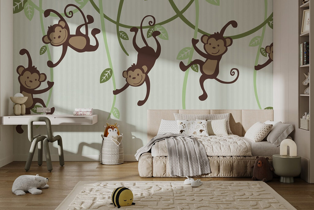 Scimmiette sulle liane — ambiente 2