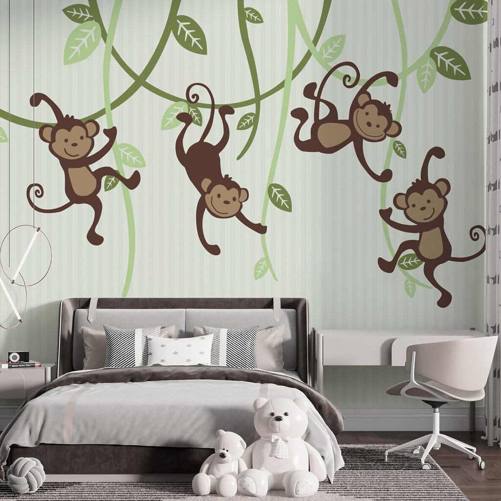 Scimmiette sulle liane — ambiente 3