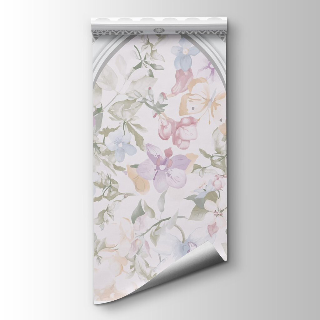 Fiori dietro tre archi — vista del prodotto