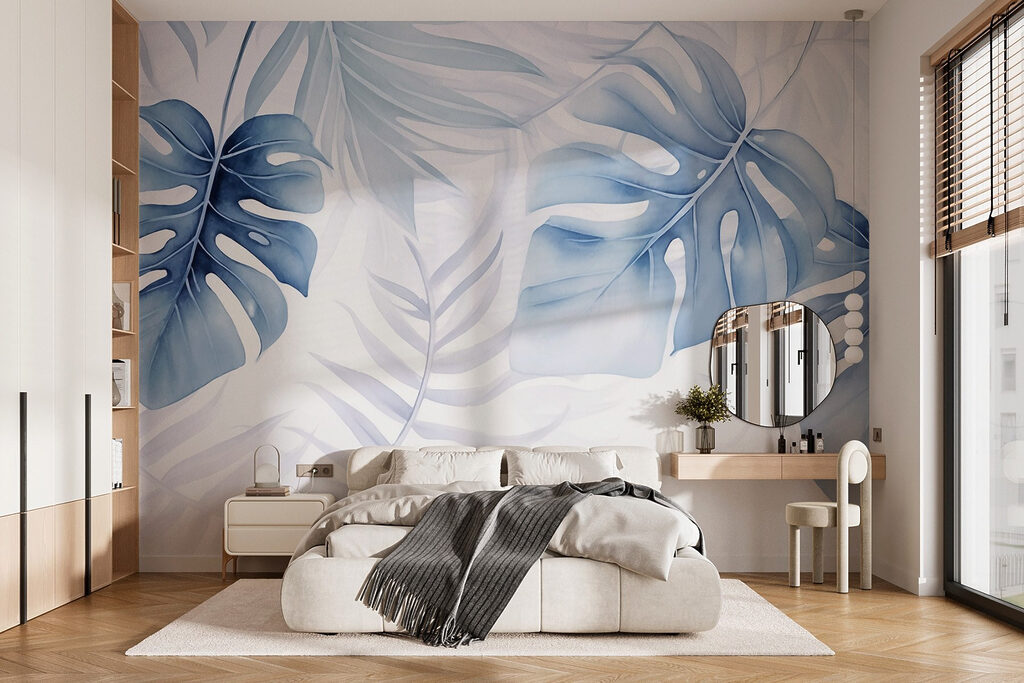 Foglie tropicali in luce — ambiente 1