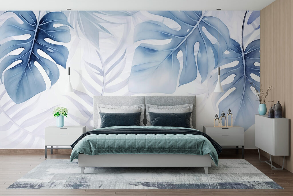 Foglie tropicali in luce — ambiente 2