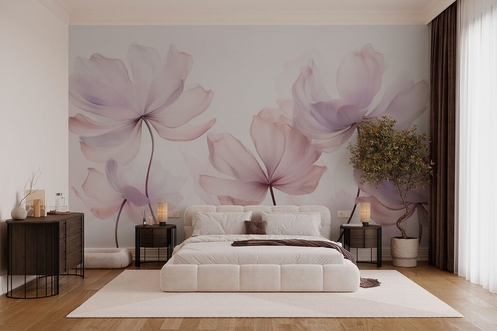 Fiori rosa su steli — ambiente 2
