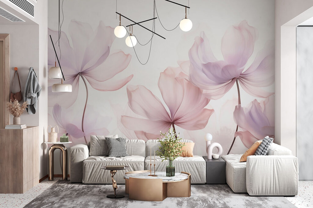 Fiori rosa su steli — ambiente 3