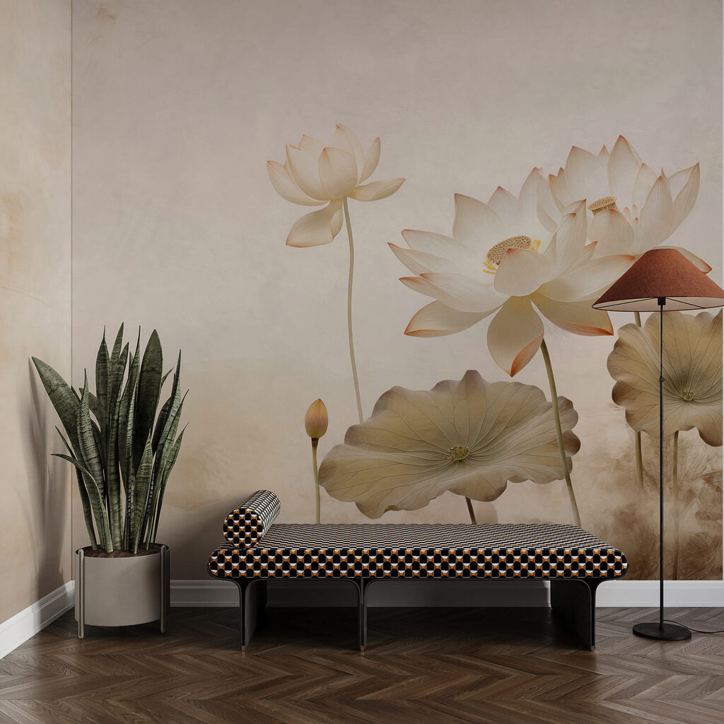 Loti su fondo invecchiato — ambiente 1