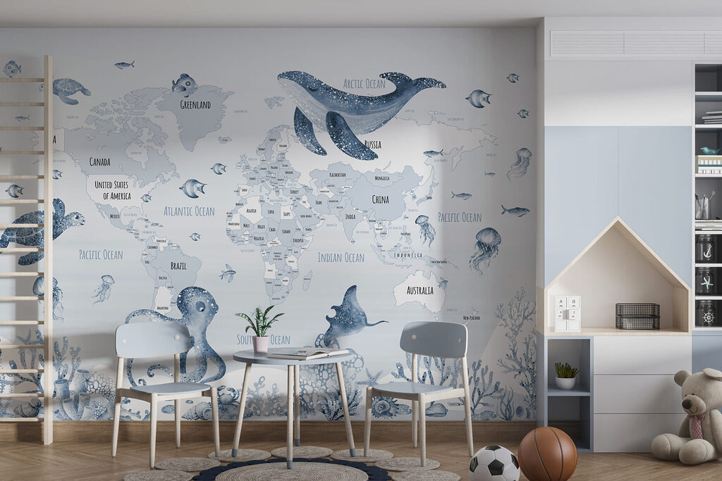 Mappa con animali marini — ambiente 2